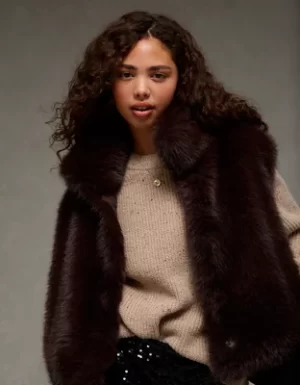 AE Faux Fur Vest