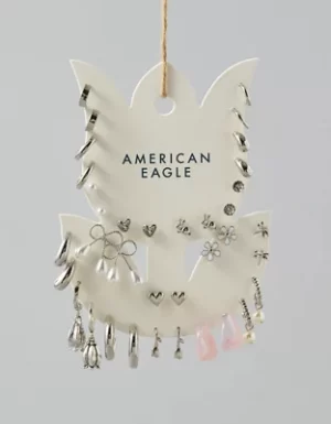 AE Silver Earrings 18-Pack