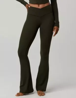 OFFLINE By Aerie Real Me High Waisted Crossover Flare Legging