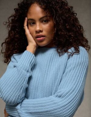 AE Crew Neck Raglan Sweater