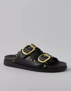 AE Studded Double Buckle Sandal