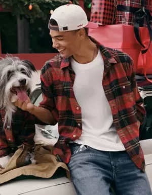 AE Relaxed Fit Everyday Flannel Shirt